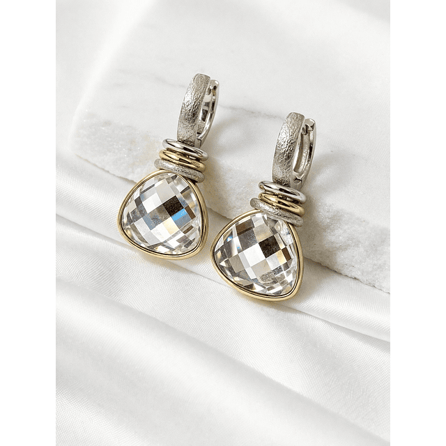 Aros Milano Cristal Gold & Silver 