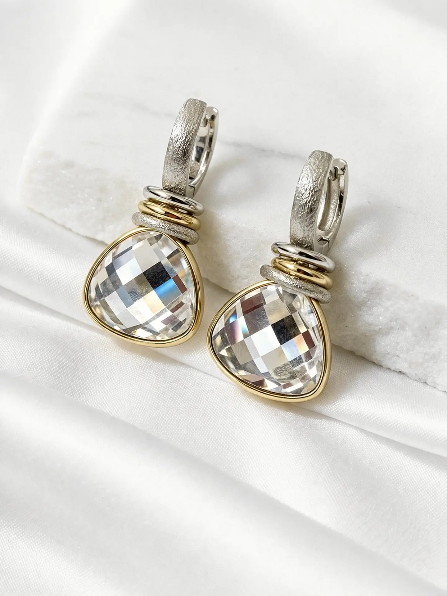 Aros Milano Cristal Gold & Silver  2