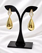 Aros Gota Saint Tropez Gold Cristal  - Miniatura 2