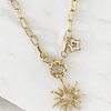 Collar Sol Circones Estrellita lateral Gold 