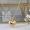 Cadena Corazón Englobado Gold