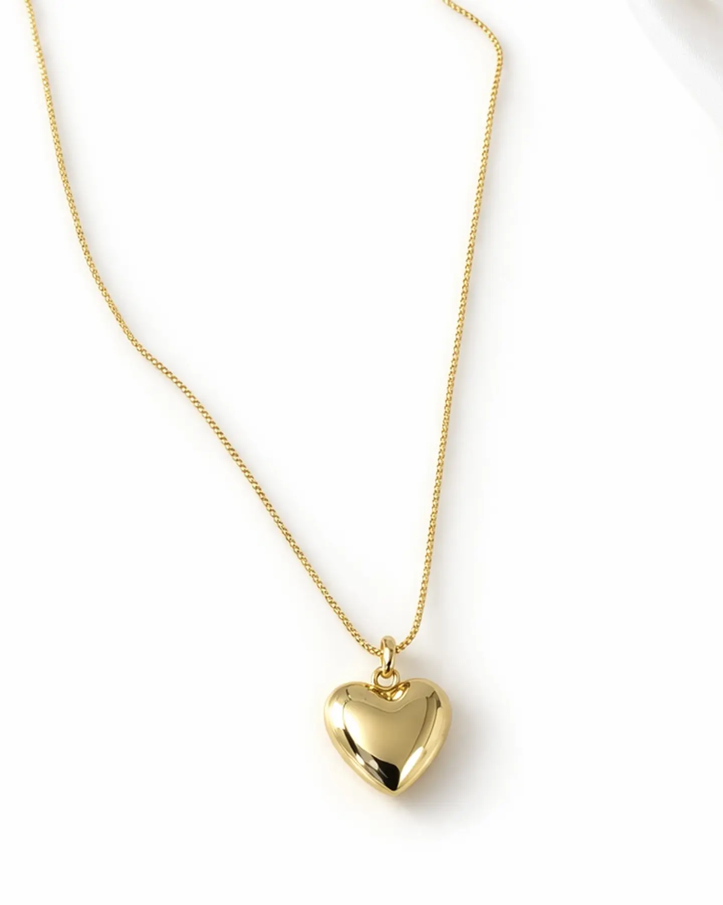 Cadena Corazón Englobado Gold 2