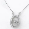 Collar Cadena Medalla Espíritu Santi Silver 