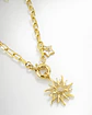 Collar Sol Circones Estrellita lateral Gold  - Miniatura 1