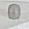 Maxi Anillo Macizo Mónaco Silver