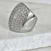 Maxi Anillo Macizo Mónaco Silver