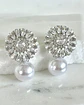 Aros Luxury Perla Circones Silver - Miniatura 2