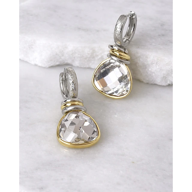 Aros Milano Cristal Gold & Silver 