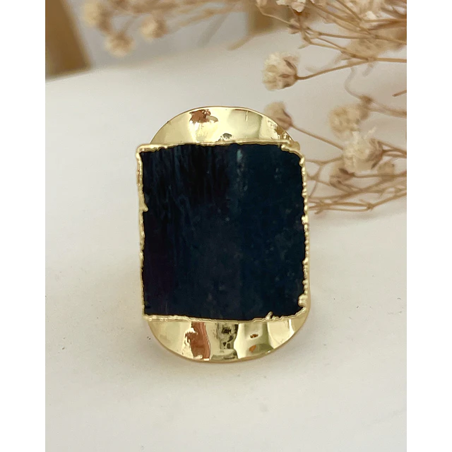 Anillo Maxi Turmalina Negra 