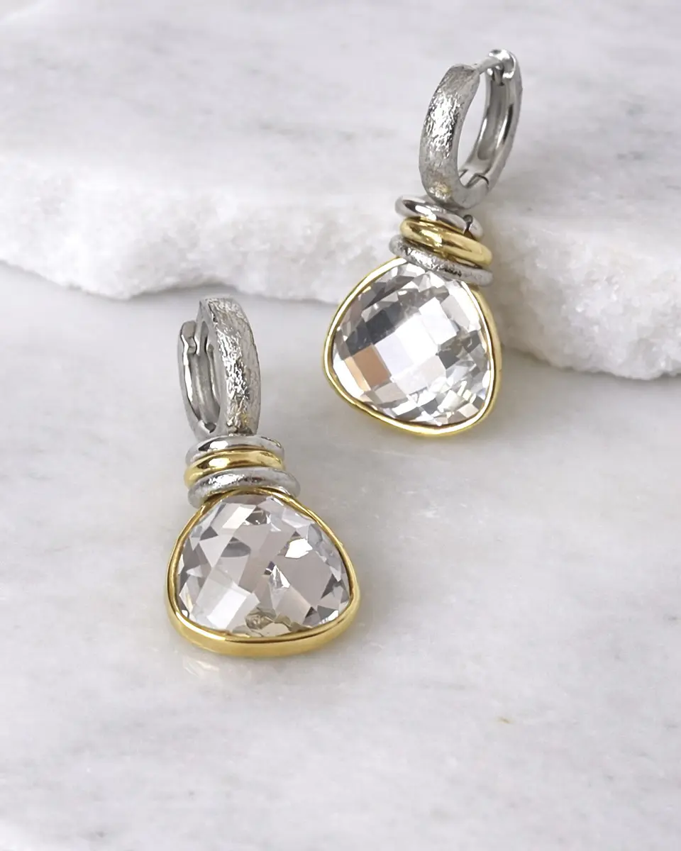 Aros Milano Cristal Gold & Silver  3