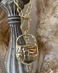 Collar Maxi Candado Llave Eslabones ovalados Gold - Miniatura 9