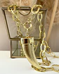 Collar XL Maxi Cacho Maxi Eslabones Martillados Gold - Miniatura 2