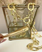 Collar XL Maxi Cacho Maxi Eslabones Martillados Gold - Miniatura 8