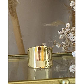 Maxi Anillo Liso Macizo gold
