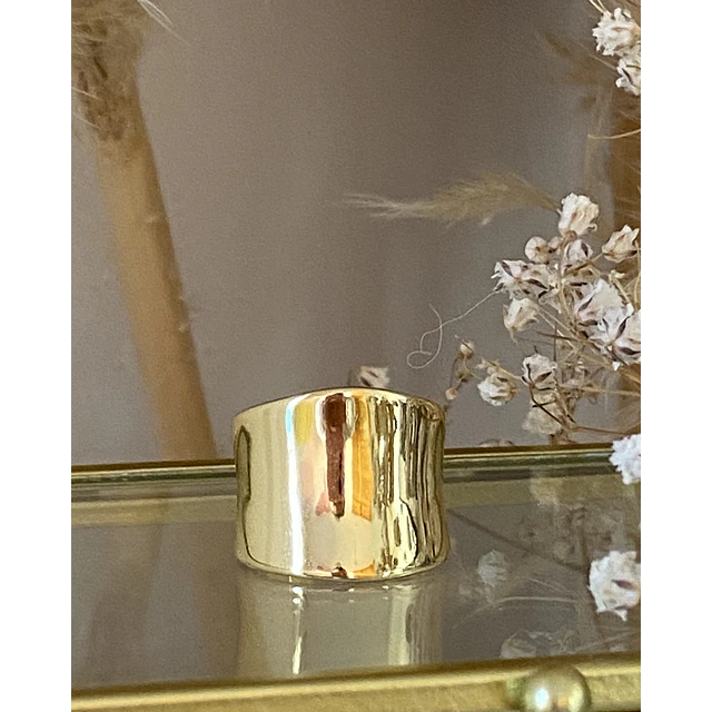 Maxi Anillo Liso Macizo gold