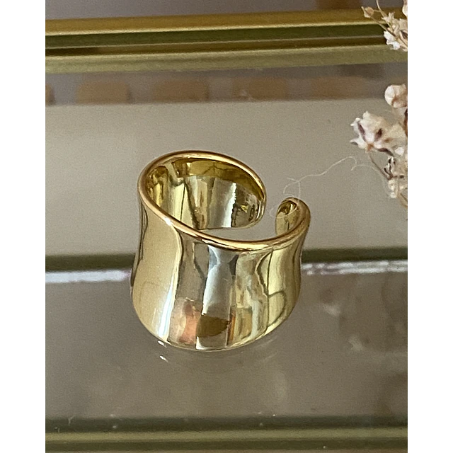 Maxi Anillo Liso Macizo gold