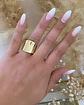 Maxi Anillo Liso Macizo gold - Miniatura 3