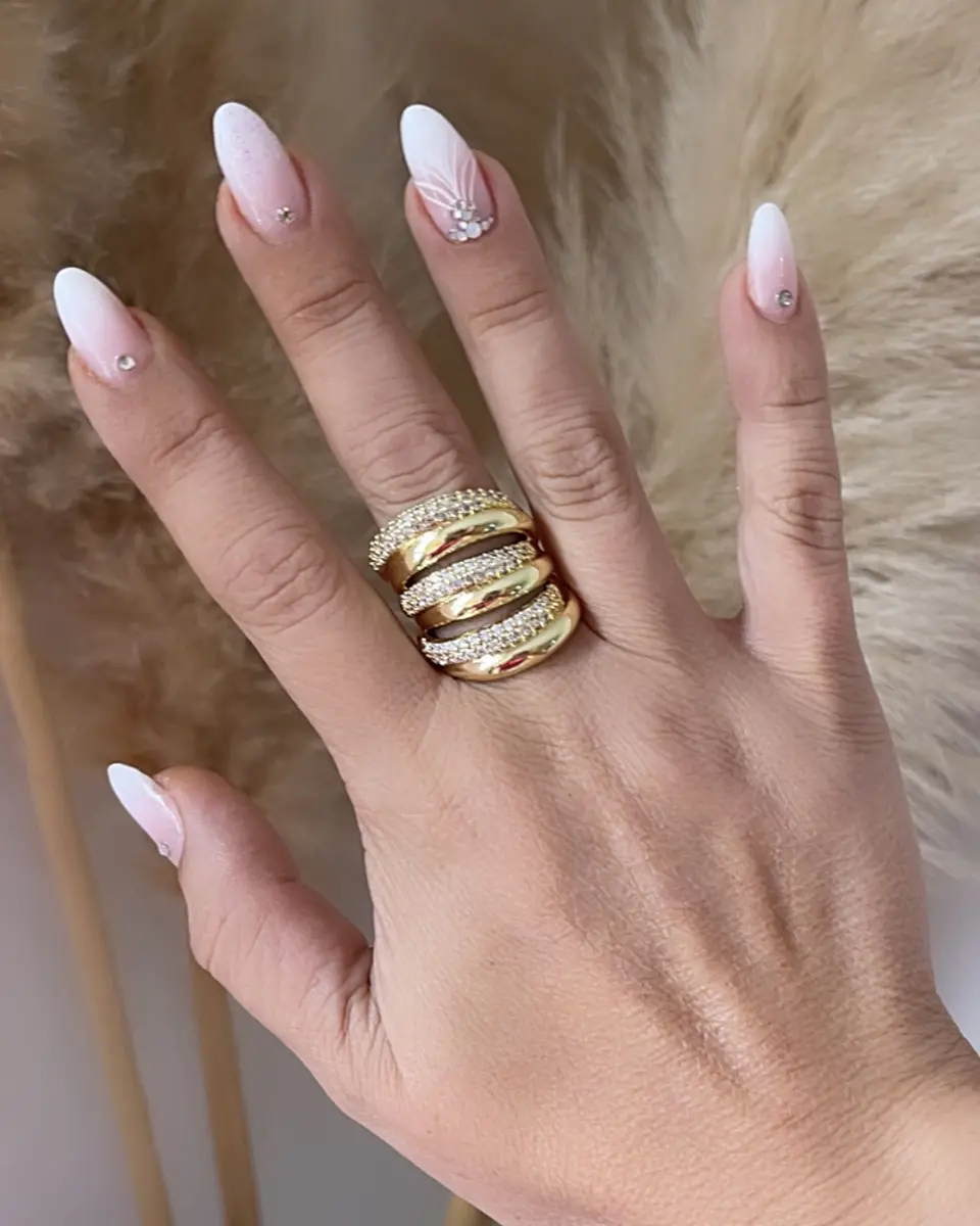 Maxi Anillo Montpellier Circones gold 2