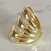 Maxi Anillo Montpellier Circones gold