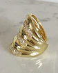 Maxi Anillo Montpellier Circones gold - Miniatura 6