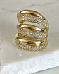 Maxi Anillo Montpellier Circones gold - Miniatura 4