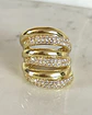 Maxi Anillo Montpellier Circones gold - Miniatura 1