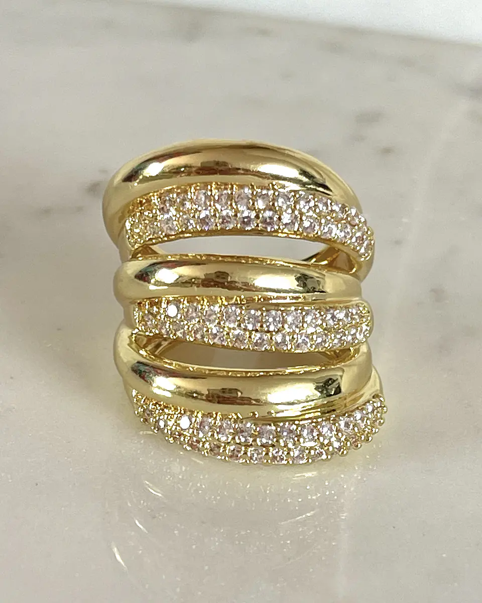 Maxi Anillo Montpellier Circones gold 1
