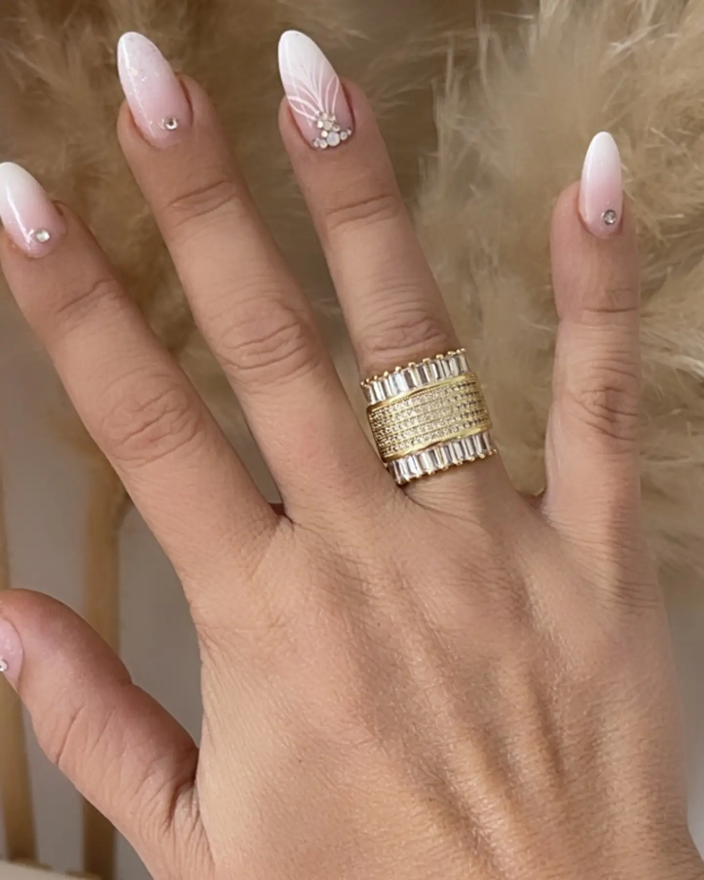 Anillo Cuadrado Paris Gold 4
