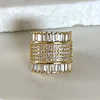 Anillo Cuadrado Paris Gold