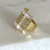 Anillo Cuadrado Paris Gold