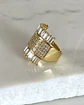 Anillo Cuadrado Paris Gold - Miniatura 7