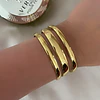  Brazalete Triple Banda Ibiza Gold