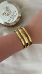  Brazalete Triple Banda Ibiza Gold - Miniatura 2
