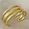  Brazalete Triple Banda Ibiza Gold