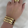  Brazalete Triple Banda Ibiza Gold