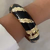 Maxi Brazalete Plumas Gold