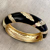 Maxi Brazalete Plumas Gold