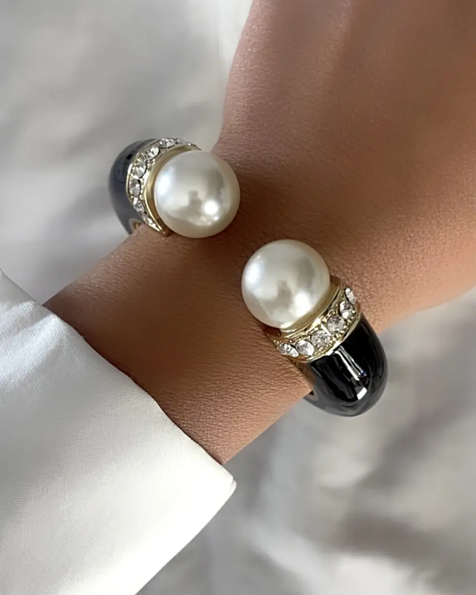 Maxi Brazalete Perlas Luxury Gold 2
