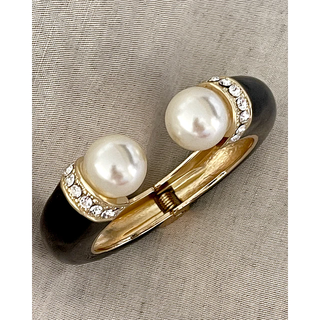 Maxi Brazalete Perlas Luxury Gold