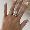 Maxi Anillo Montecarlo Circones Gold