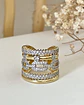 Maxi Anillo Montecarlo Circones Gold - Miniatura 1