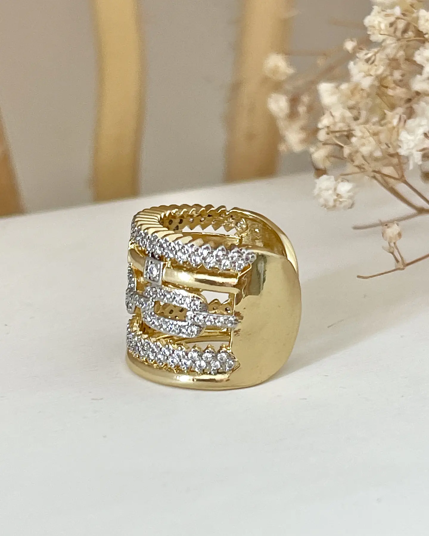 Maxi Anillo Montecarlo Circones Gold 6
