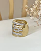 Maxi Anillo Montecarlo Circones Gold - Miniatura 6
