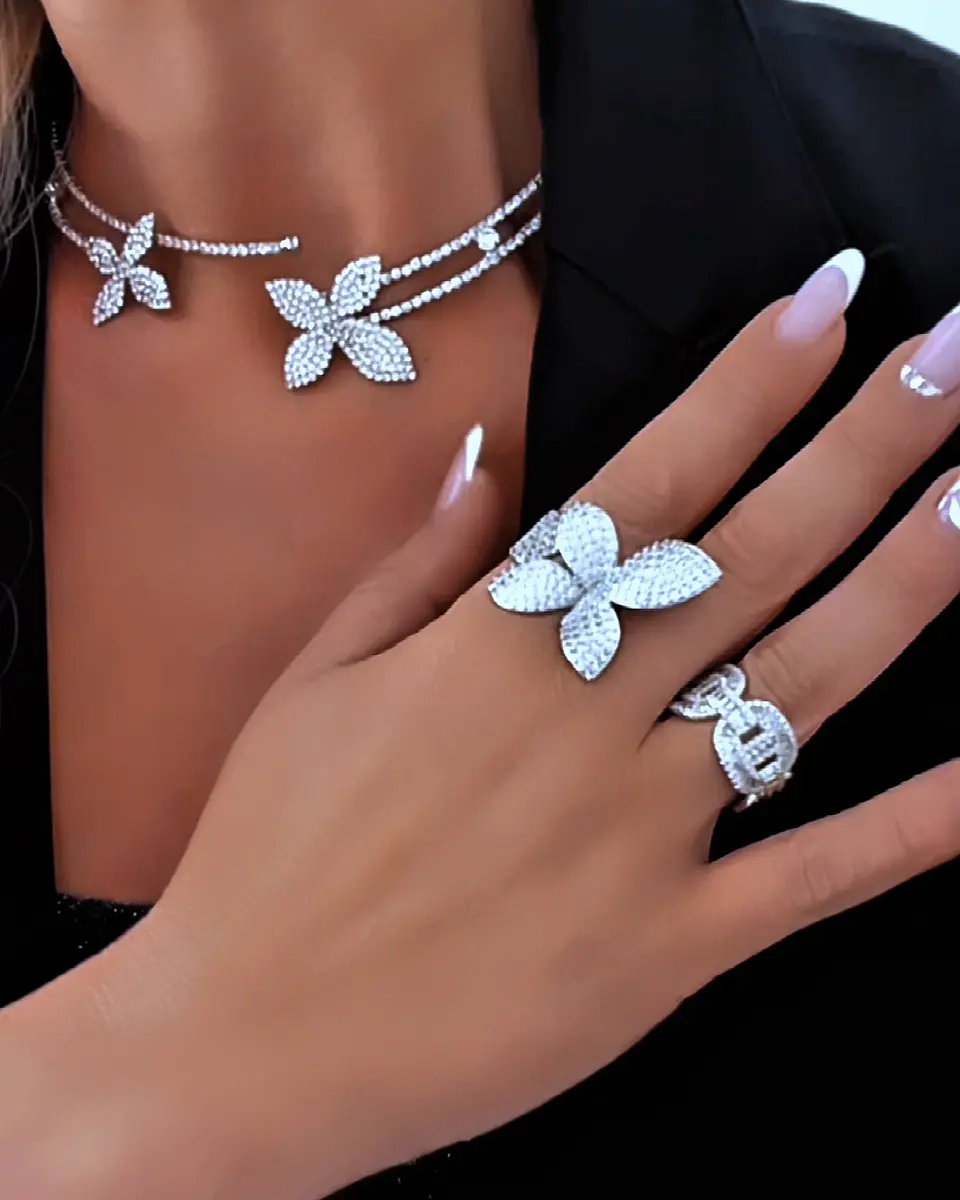 Collar Tiara Jardín Secreto Silver  4