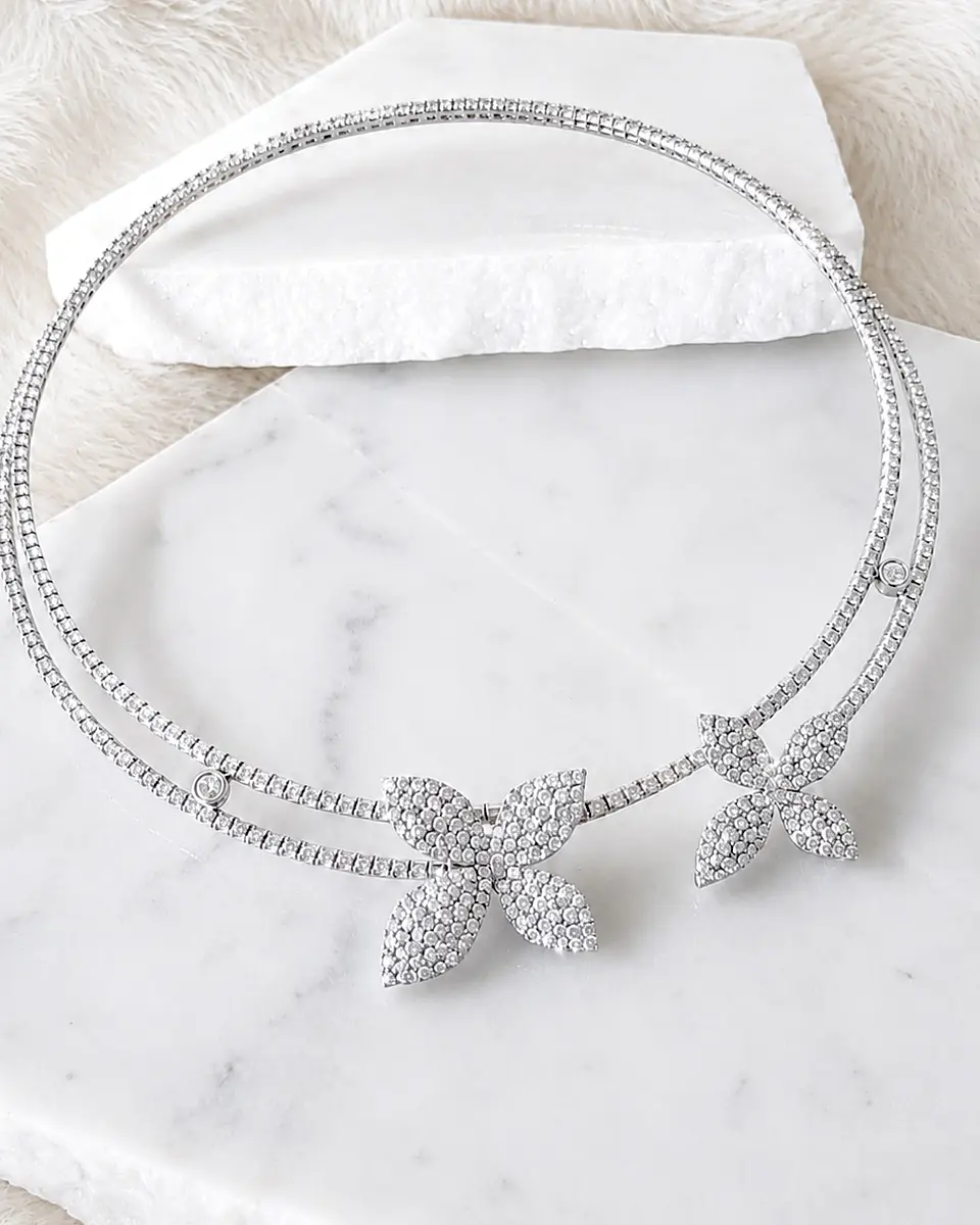 Collar Tiara Jardín Secreto Silver  3