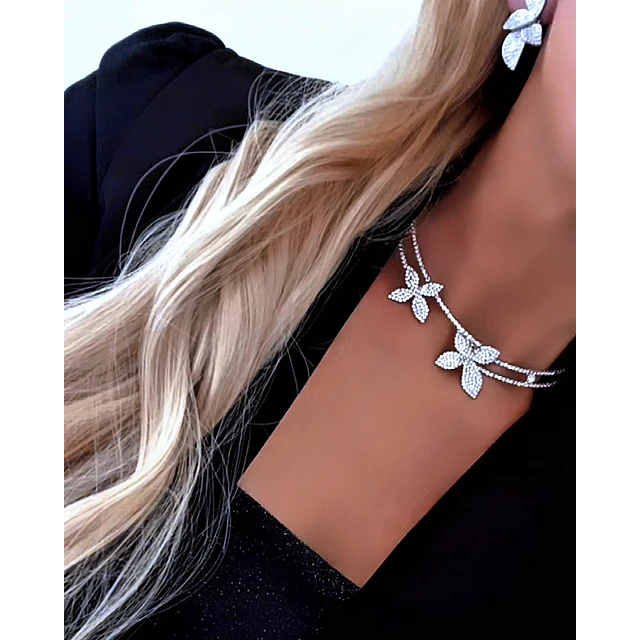 Collar Tiara Jardín Secreto Silver 