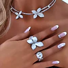 Collar Tiara Jardín Secreto Silver 