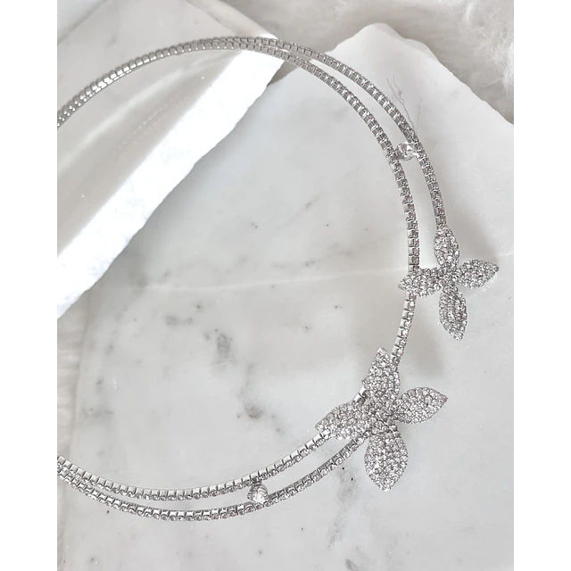 Collar Tiara Jardín Secreto Silver 