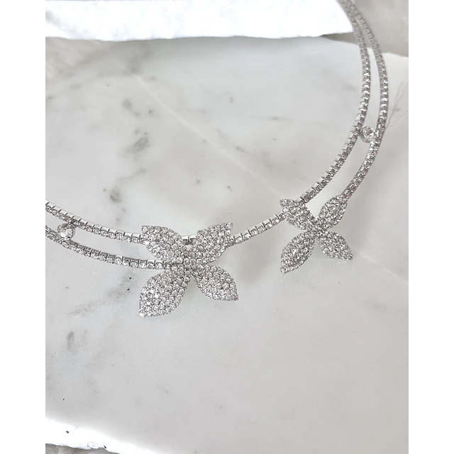 Collar Tiara Jardín Secreto Silver 