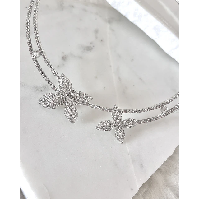 Collar Tiara Jardín Secreto Silver 